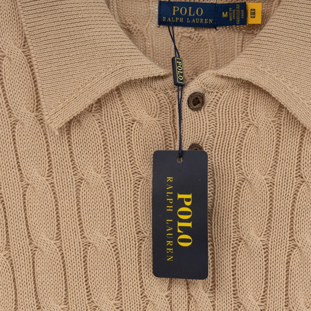 P300 top version (different currencies) You can scan the code to enter the official website Style: Ralph Lauren POLO Ralph Lauren small label embroidery knitted old money style lapel long-sleeved POLO Color: Picture color Size: S-XL Fabric: Pure cotton Accessories: Full set of customized accessories No gender distinction, same style for men and women